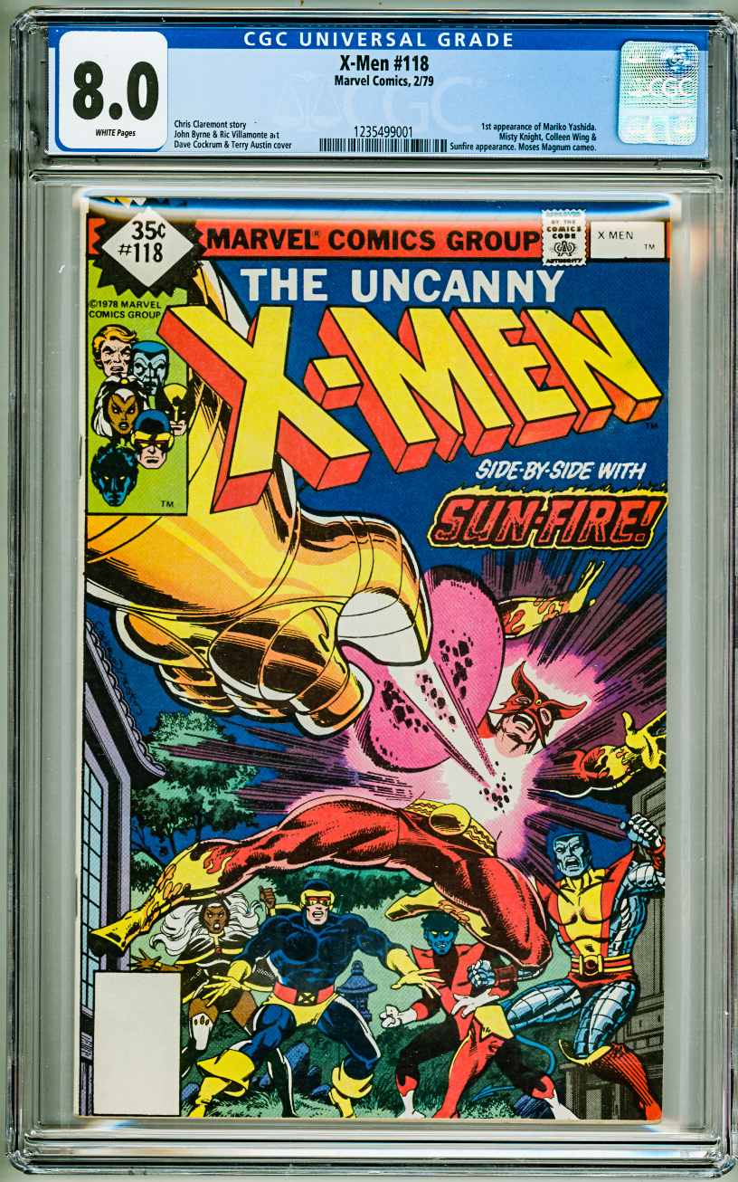 The X-Men #118 Whitman Variant (1979) CGC 8.0! Small crack left