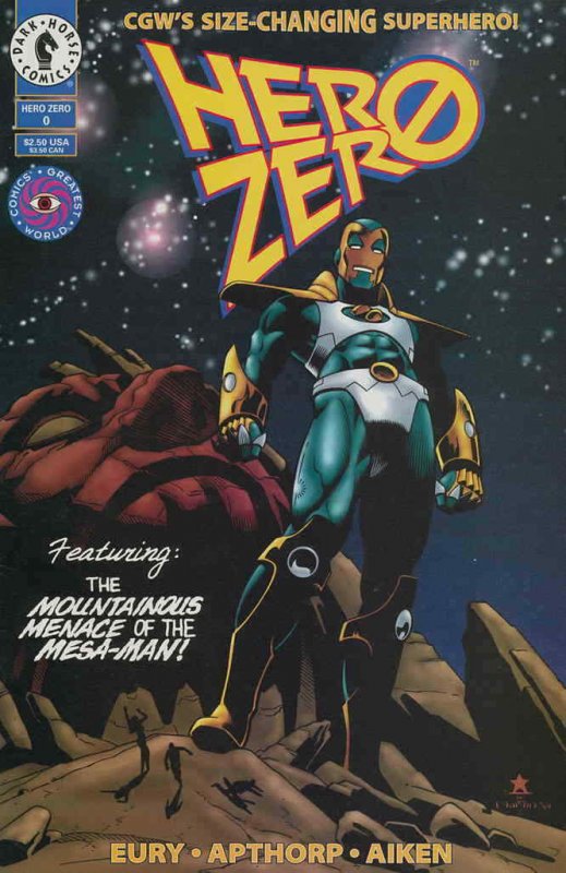 Hero Zero #0 VF/NM; Dark Horse | save on shipping - details inside