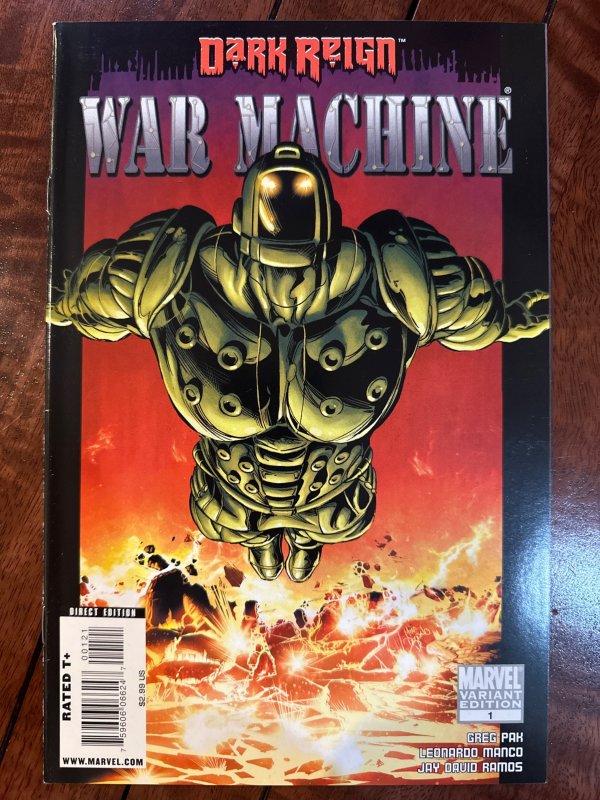 War Machine #1 Titanium Man Cover (2009)