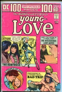 YOUNG LOVE #109-DC ROMANCE-100 PAGE GIANT-BIKE COVER VG