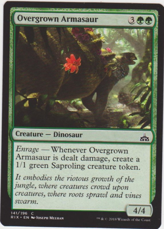 Magic the Gathering: Rivals of Ixalan - Overgrown Armasaur