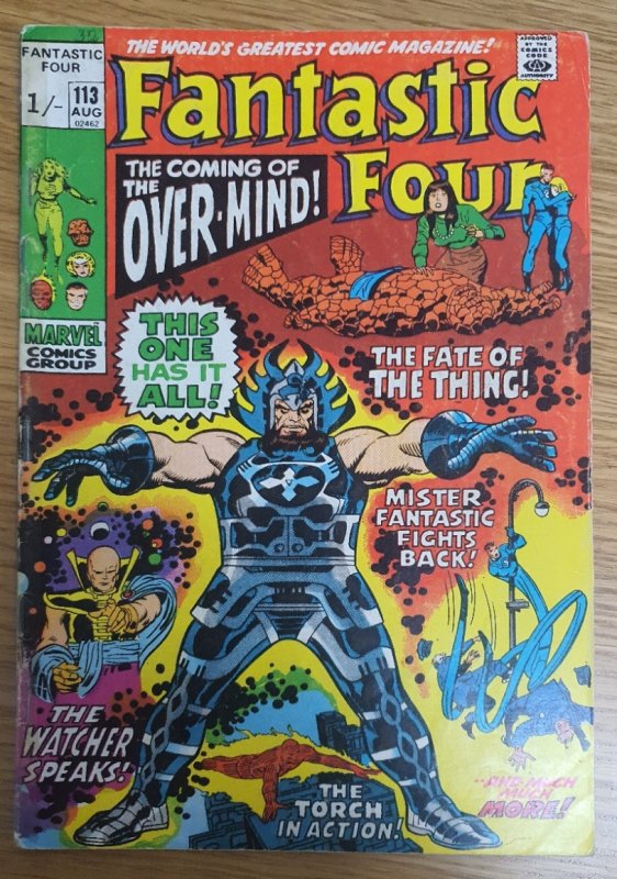 Fantastic Four #113 British Variant (1971)