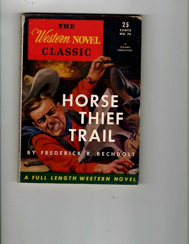 3 Books Horse Thief Trail Trouble at Moon Pass Cassidy Serves a Writ JK12