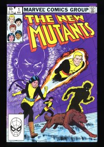 New Mutants #1 VF- 7.5 Origin of Karma! 2nd appearance!