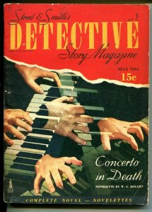 Detective Story 5/1944-pulp crime fiction-WG Bogart-FN