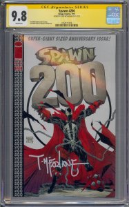 SPAWN #200 CGC 9.8 SS SIGNED TODD MCFARLANE COVER 1016