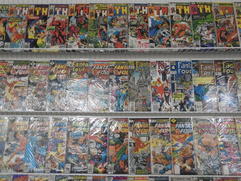 Huge Lot 120+ Comics W/ Thor, Daredevil, Fantastic Four+ Avg Fine Condition!!