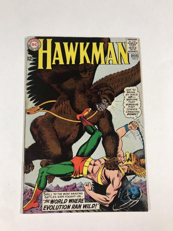 Hawkman 6 4.5 Very Good + Vg+ Dc Silver Age