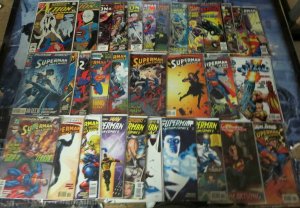 ACTION COMICS big lot! VF/+31 books! Byrne, Michelinie, Stern,Superman 1987-1998