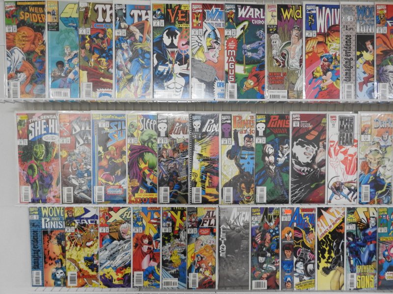 Huge Lot of 150+ Comics W/ Venom, Morbius, Punisher. Avg. VF Condition