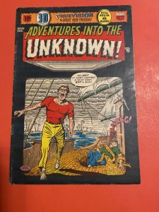 Adventures into the Unknown #52 (1954) precode sci-fi/ horror