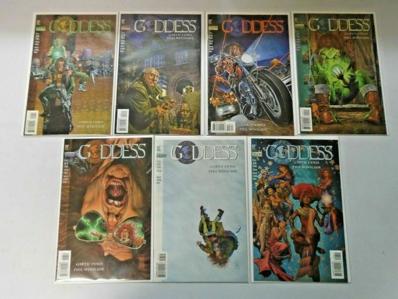 Goddess lot from:#1-8 all 7 different books 8.0 VF (1995)