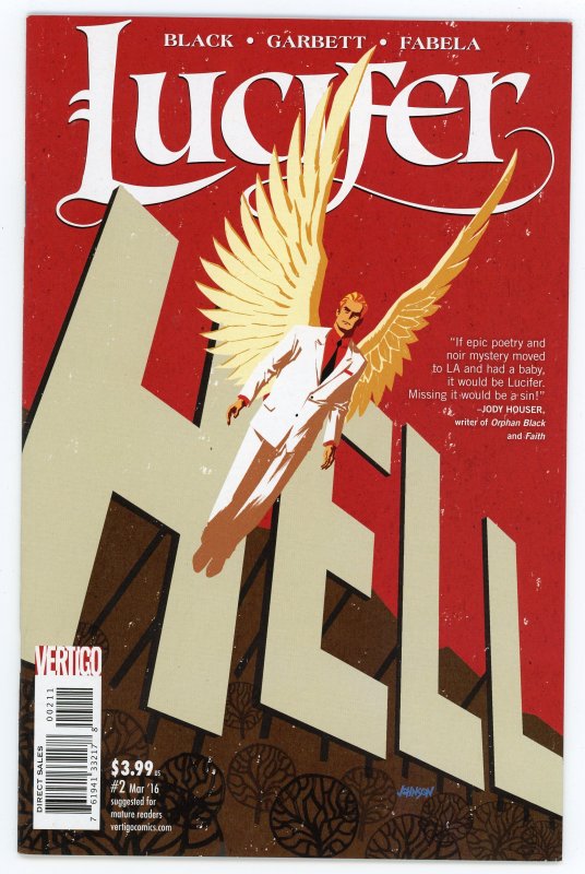 Lucifer #2 (2016) Vertigo NM