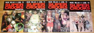Super Crooks #1-4 FN/VF complete series - mark millar - lenil yu - icon 2 3 set