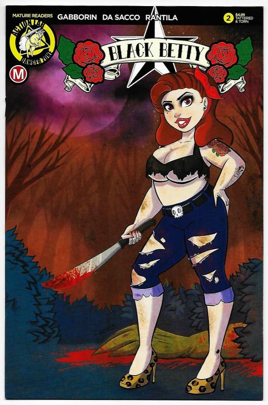 Black Betty #2 Tattered & Torn Cvr F (Action Lab, 2018) NM