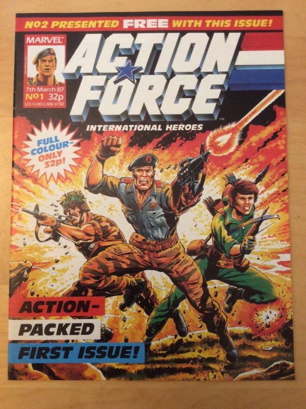 ACTION FORCE 1 (LOT) MARVEL | HASBRO| LIKE GI JOE, 1987, TRANSFORMER CROSSOVER