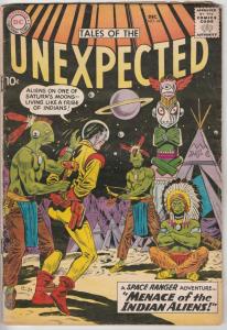 Tales of the Unexpected #44 (Dec-59) VG+ Affordable-Grade Space Ranger, Cyrl