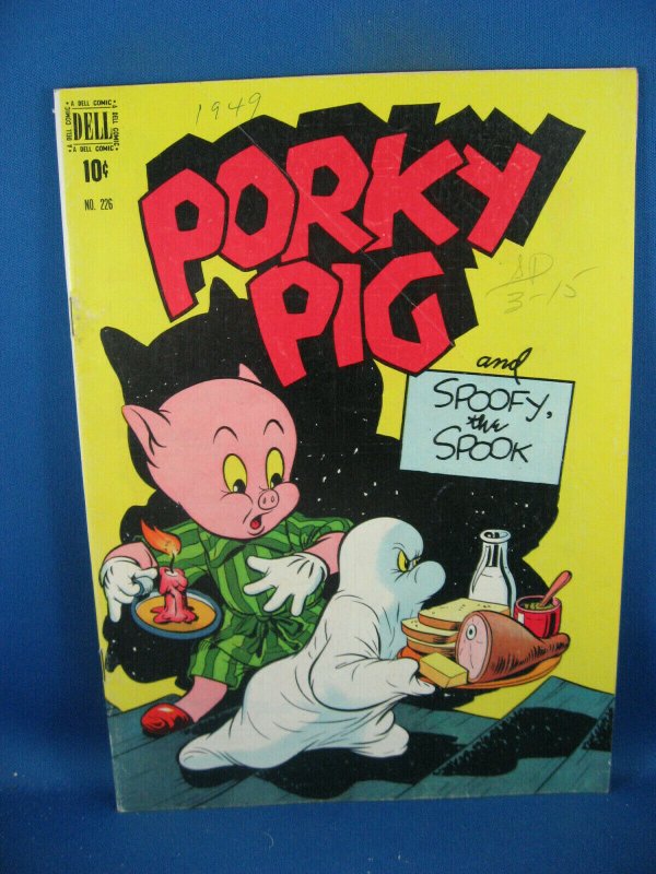 FOUR COLOR 226 PORKY PIG VG+ SPOOFY THE SPOOK 1949