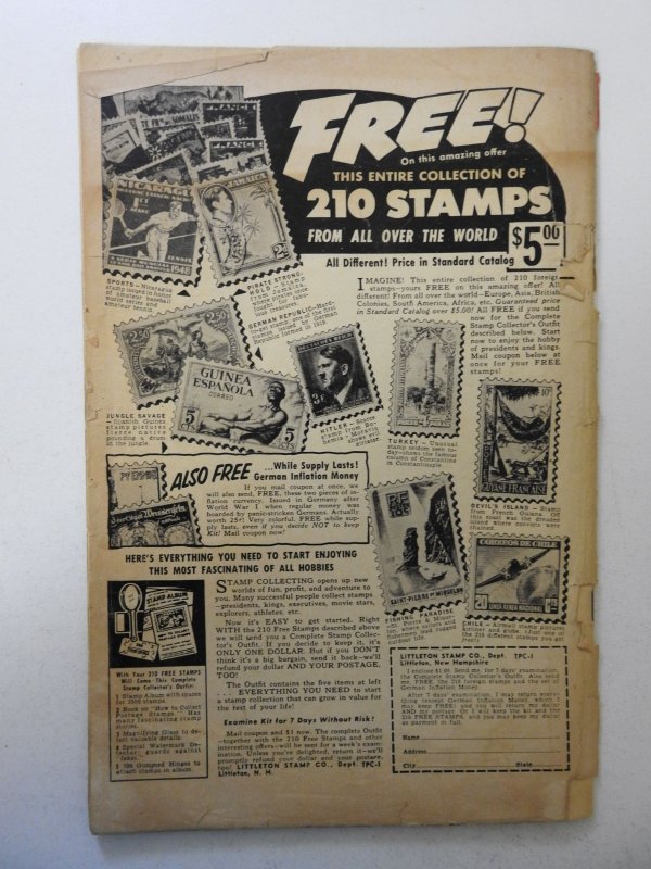 Danger Is Our Business #2 (1954) PR Cond cover detached, book-length spine split