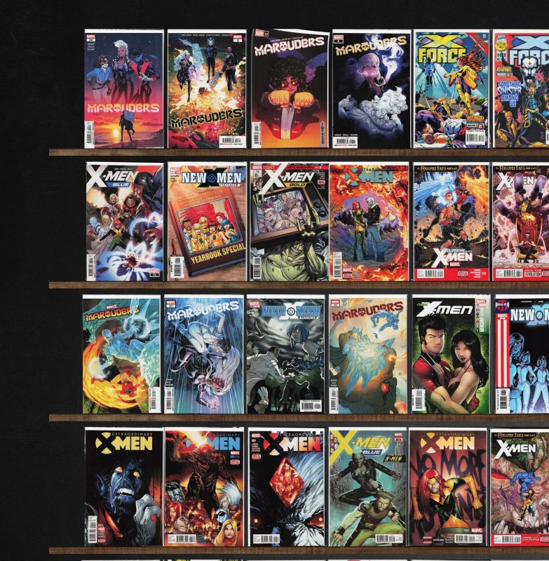 Huge Lot 150+ Comics with Extraordinary X-Men, X-Force, Marauders & More!