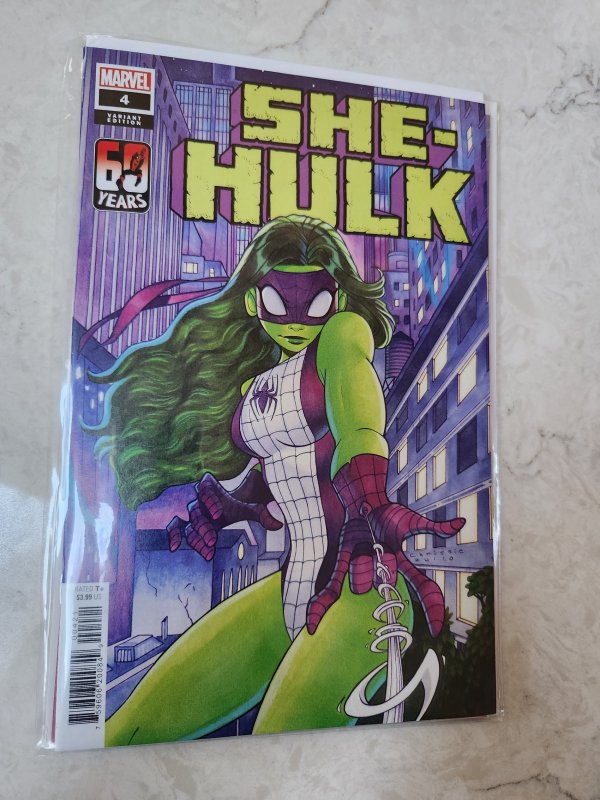 She-Hulk #4 NM CHRISSIE ZULLO SPIDER-MAN VARIANT MARVEL COMICS 2022