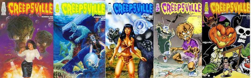 CREEPSVILLE (1991 GO GO) 1-5  ARCHIE GOES HORROR ?!?