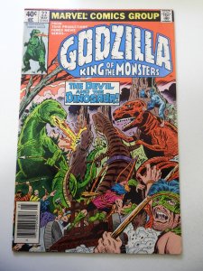 Godzilla #22 VG+ Condition