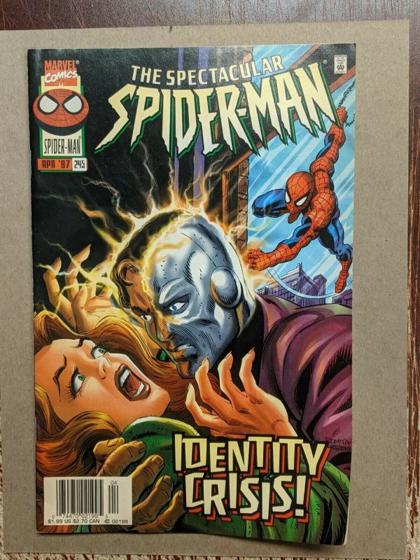 The Spectacular Spider-Man # 245 Marvel Comic Book Peter Parker Hobgoblin YY12