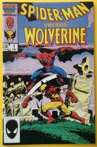 SPIDER-MAN VERSUS WOLVERINE 1 MARVEL 1987