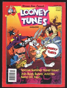 Looney Tunes Magazine #3 1990-Bugs Bunny-Porky Pig-Comics-games-puzzles