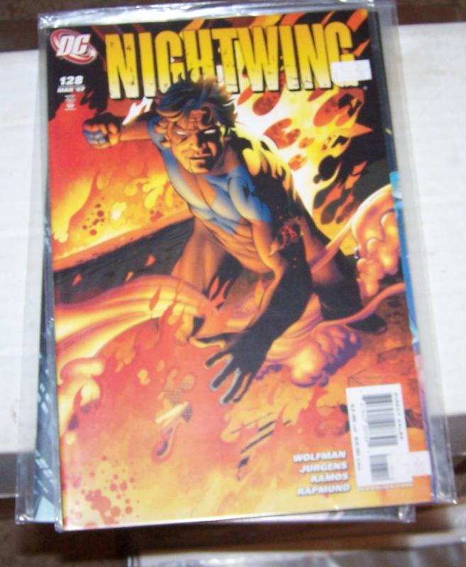  NIGHTWING  # 128  2007 DC COMICS  +dick grayson  batman raptor  