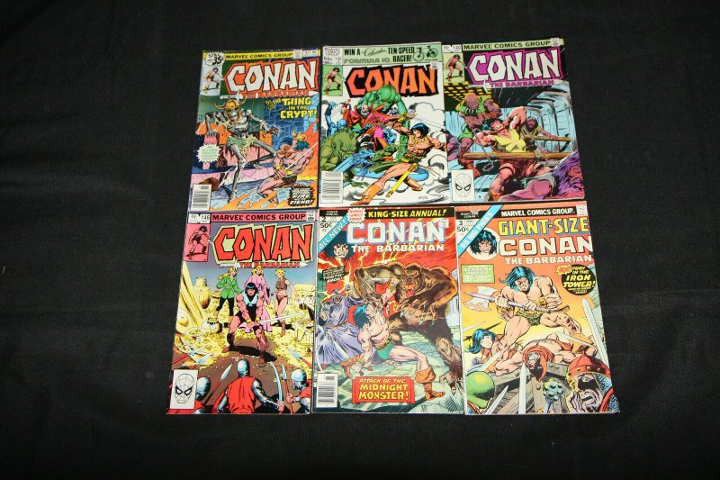 CONAN THE BARBARIAN MIXED LOT OF 42 COMICS !!!  F - VF