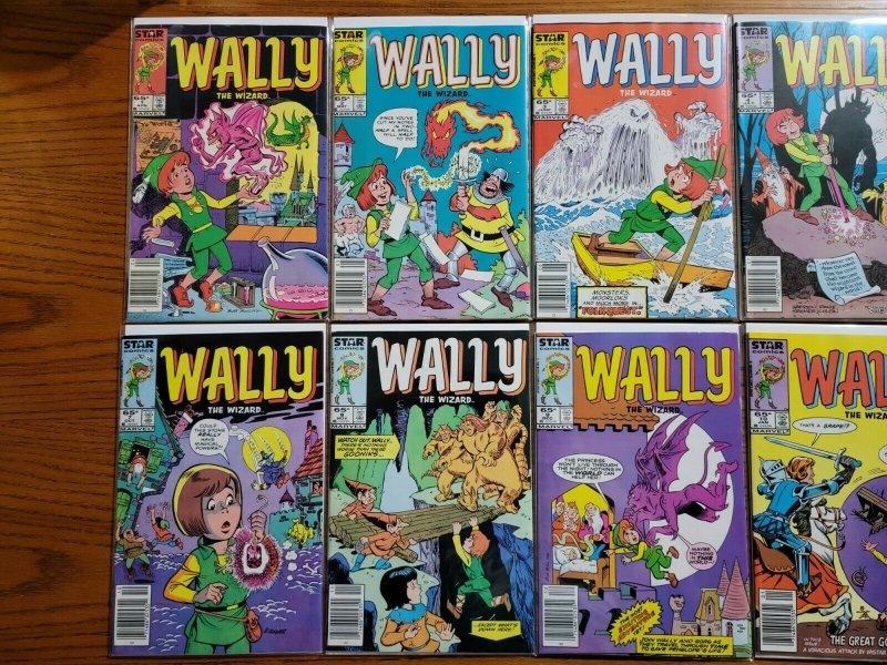 Wally The Wizard 1-12 Complete Newsstand Variant Set Run! ~ NEAR MINT NM ~ 1984