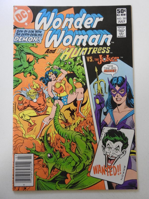 Wonder Woman #281 (1981) VF- Condition! Atari insert intact!