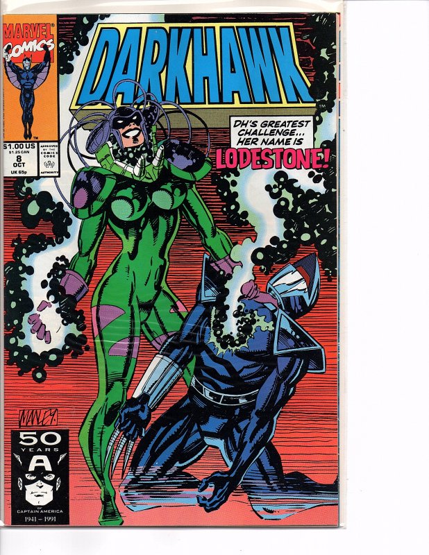 Marvel Comics Darkhawk #8 Lodestone NM