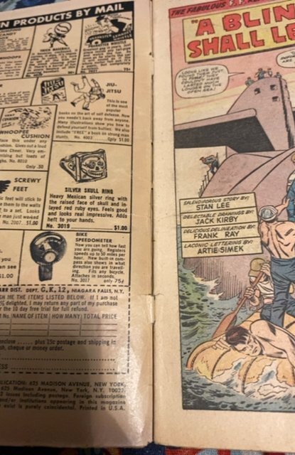 Fantastic Four #39 (1965)the blind shall lead them low grade