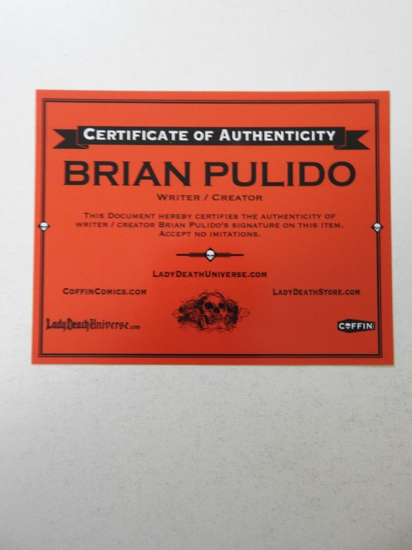 Hellwitch: Hellbourne #1 Bondage Edition NM Condition! Signed W/ COA!