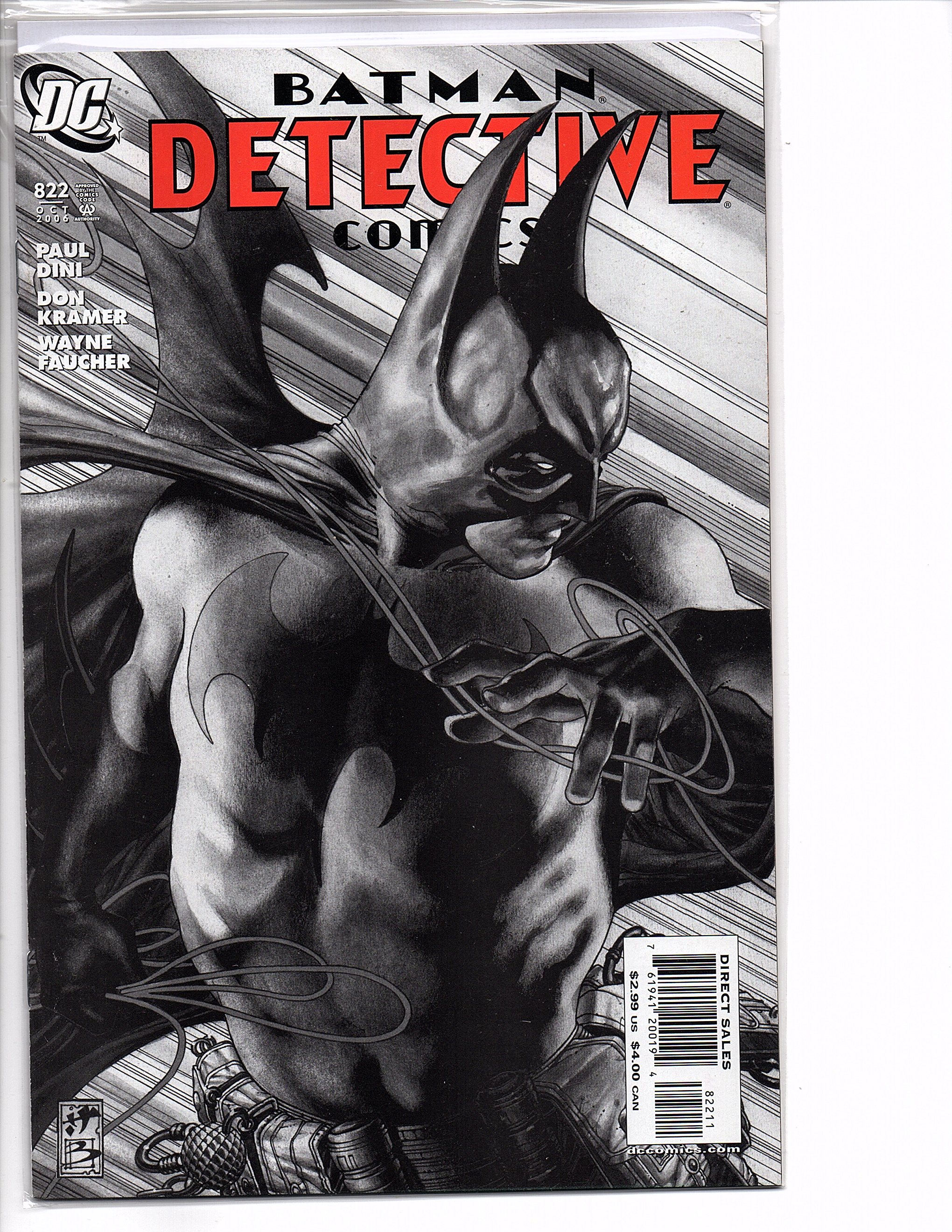 DC Comics Detective Comics #822 Batman; Paul Dini Story Simone Bianchi  Cover | Comic Books - Silver Age, DC Comics, Batman, Superhero / HipComic