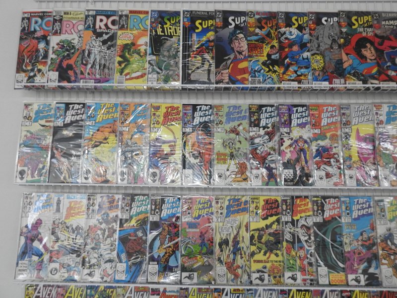 Huge Lot 160+ Comics W/ West Coast Avengers, Superman, Iron Man+ Avg VF- Cond!!