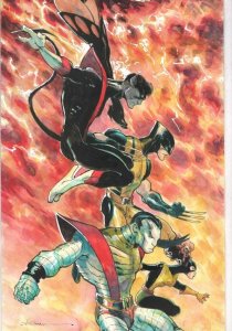 X-Men: Storm, Nightcrawler, Wolverine, Colossus, & Kitty Pryde by Larry Stroman