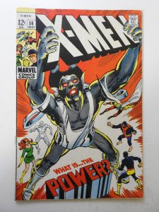 The X-Men #56 (1969) GD Condition 2 centerfold wraps detached