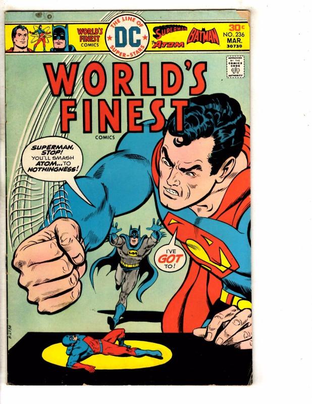 3 World's Finest Comics Comic Books # 235 236 239 Batman VG-FN Range J272