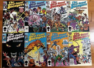 West Coast Avengers #1,2,3,4,5,6,7,8 1985 Marvel Comics Lot Nm