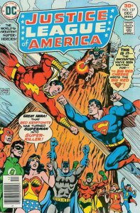 Justice League of America #137 FN ; DC | Shazam vs Superman 1976