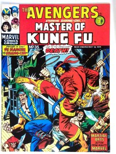 Avengers (UK) #35 (1974) Fu Manchu Marvel VF