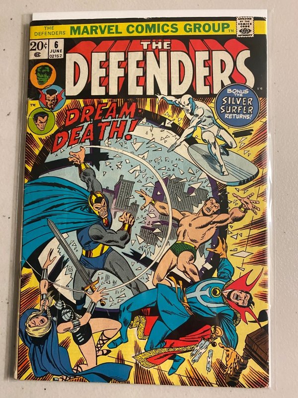 Defenders #6 Silver Surfer appearance 5.0 (1973)
