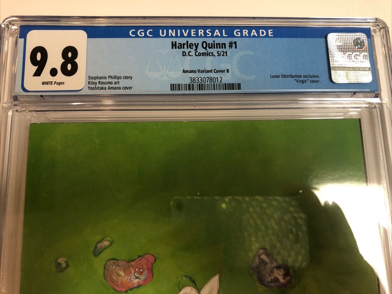 Harley Quinn (2021) # 1 (CGC 9.8 WP) Yoshitaka Amano Variant one per store
