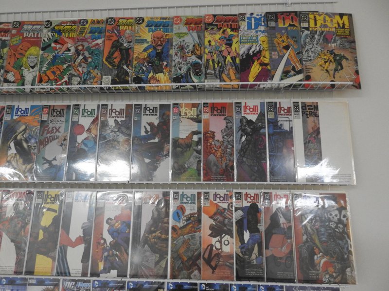 Huge Lot of 160+ Comics W/ Superman, Doom Patrol, Batman Avg. VF Cond.