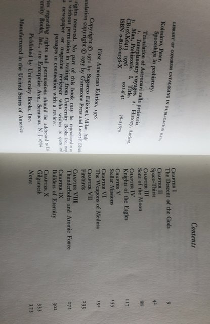 Spaceships in prehistory, KOLOSIMO, 1976, 1st Ed