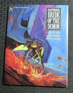 1990 BATMAN Bride of the Demon HC/DJ VF/FN+ 1st Printing DC Comics